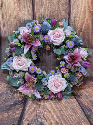 Pink & Purple Wreath