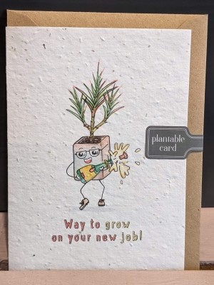 Plantable Card New Job